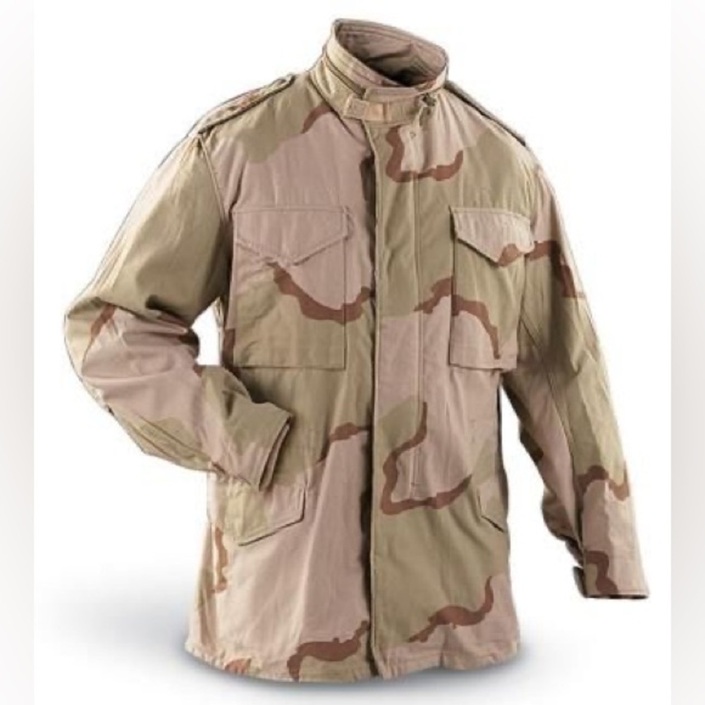 Desert camouflage jacket